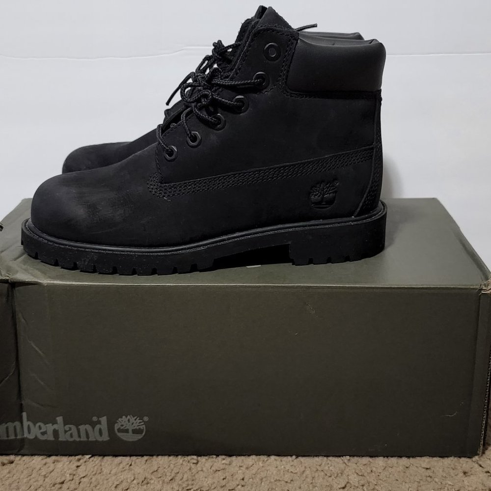 Boy's Timberland Boot Black Suede